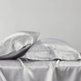 thumbnail image 4 of Madison Park Essentials Satin 2 Standard Luxury Pillowcases in Light Grey, 4 of 8