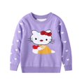 thumbnail image 2 of Hello Kitty niñas cuello redondo suéter de dibujos animados otoño/invierno nuevo estilo niños moda dulce suéter de punto suéter doble grueso, 2 of 4
