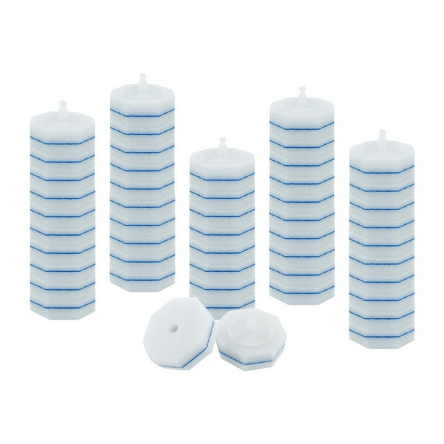 Cabezales de cepillo para el inodoro recarga resistente a la luz desechable para el baño de baño 50 piezas