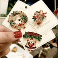 thumbnail image 4 of Broche navideño lindo anciano gota de aceite insignia accesorios personalizados dibujos animados serie navideña insignia, 4 of 6