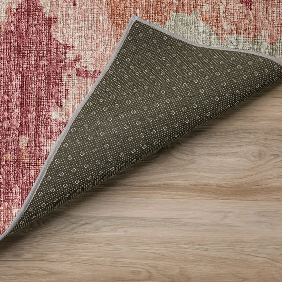 Addison Rugs Indoor/ Outdoor Accord Modern Polyester Washable Rug New 8' x 8' Round - Pink