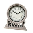 thumbnail image 4 of deevoka Family Desk Clock Arabic Numerals Easy to Read Retro Minimalist Mantel Clock A, 4 of 9