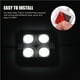 thumbnail image 4 of Kenally Kit de luces LED para techo de coche de 10x4, iluminación de techo Interior para furgoneta, lámpara blanca brillante interior impermeable para Bombillas para automóviles Kenally VI006112-00, 4 of 6