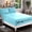 Aqua Blue, variant on Extra Deep Pocket Fitted Sheet, Fits 18 In to 24 In Mattress, Single Fitted Sheet Only - Queen Grey