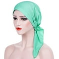 thumbnail image 1 of Chapeau Turban Extensible pour Femmes Musulmanes, Bonnet de Chimiothérapie, Foulard pour Perte de Cheveux, Foulard Enveloppant, 1 of 2