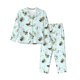 thumbnail image 1 of Fotbe Duck Animals Farm Conjunto de Pijama de Manga Larga para Mujer con Estampado, Ropa de Dormir de 2 Piezas, Conjunto de Casa Suave y Cómodo con Bolsillos-XX-Large, 1 of 7