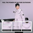 thumbnail image 5 of Women's Winter Workwear Parka Down Jacket - Goose Down Filled, Removable Hood, Warm Fashion Outerwear for Office & Daily, 5 of 7