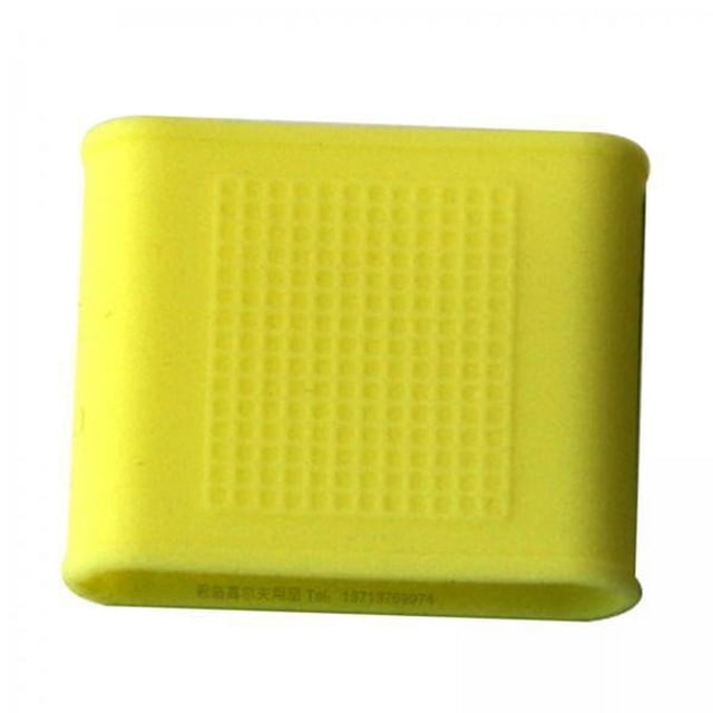 6 Fundas Protectoras De Silicona Para Dedos De Golf Suaves, Color Amarillo, 23 Mm