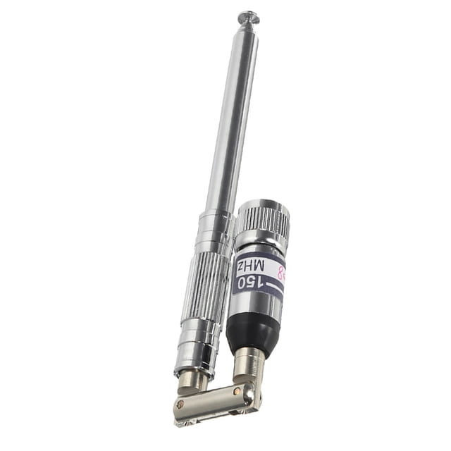 VHF Radio TNC Antena de acero inoxidable VHF FM Antena 76-108 mhz FM Radio Transmisor Walkie Talkies Parte 1150mm Yuarrent TX1502-00