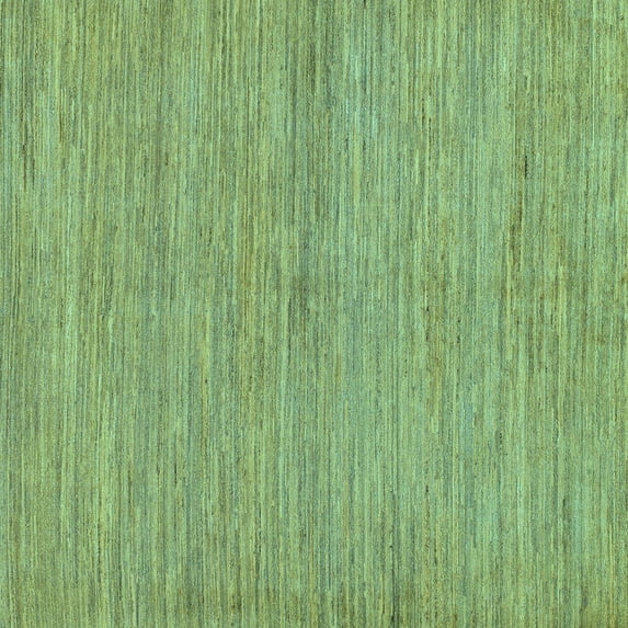 Ahgly Company Indoor Square Abstract Light Blue Modern Area Rugs, 3' Square