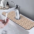 thumbnail image 7 of Sikiie Cute Coffee Bean Print Splash Guard for Sink Faucet-1 PC Super Absorbent Fast Drying Mat Sink Gadgets-Splash Guard for Kitchen, Sink Mat, 7 of 7