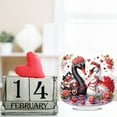 thumbnail image 5 of Flopesn Romantic Valentine's Day DIY Diamond Art Painting Decorative Ornament, Animal Creative Design Acrylic Home Decor Tabletop Ornament (Single-Sided Diamonds)-2PCS-A, 5 of 7