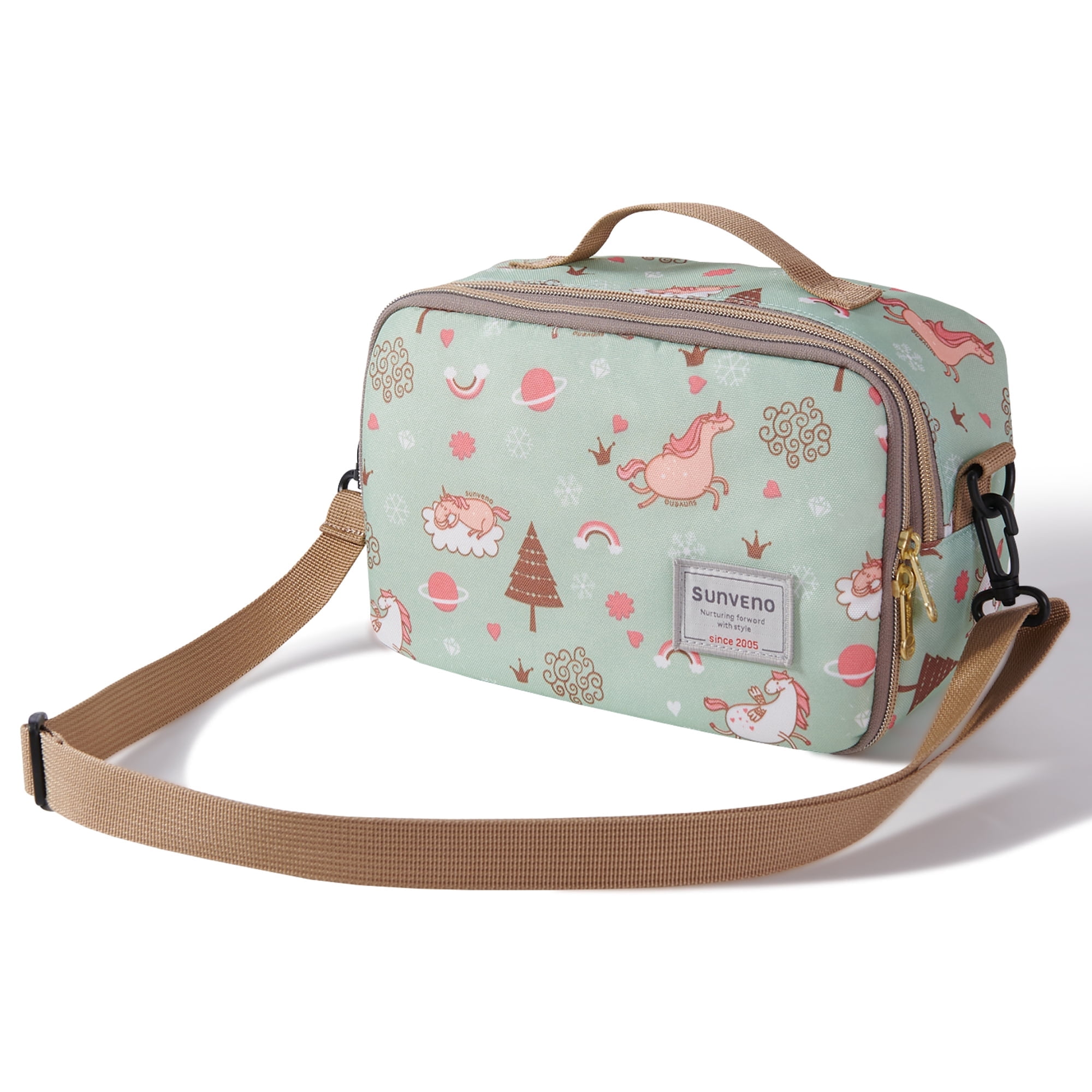 Sunveno Diaper Bag with Water-Resistant, Portable Changing Pad, 1 Count