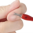 thumbnail image 4 of Clearance! Ankoty Nail Art 10Pc Tools: Stainless Cuticle Trimmer Cuticle Remover Exfoliating Cuticle Pusher Cuticle Removal Tools for Manicure and Pedicure 10Pc Dead Skin Fork Red, 4 of 8