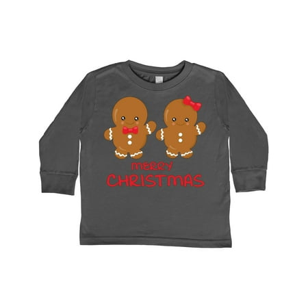 

Inktastic Merry Christmas Gift Toddler Boy or Toddler Girl Long Sleeve T-Shirt