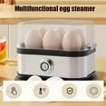 thumbnail image 2 of Smart Egg Cooker with Auto Shut Off, Effortless Egg Cooking with the Ultimate Stainless Steel Egg Cooker, Electric Rapid Boiler for 6 Eggs (1Set), 2 of 7