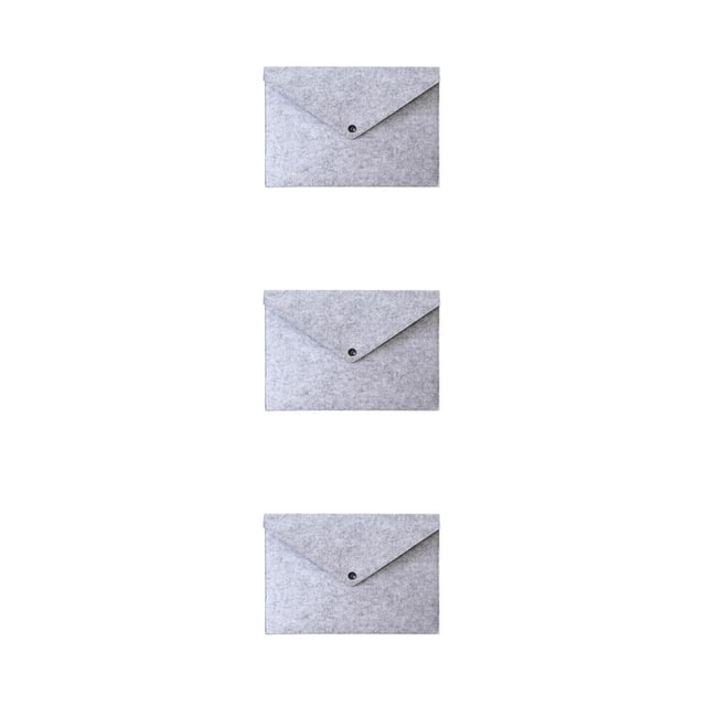 Inteprter Bolsa de almacenamiento de papel para archivos A4 a prueba de polvo para el hogar, carpeta de fieltro para documentos de sala de reuniones con Type4 NO4
