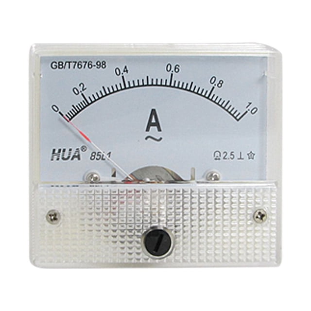 Unique Bargains Fine Tuning Dial Panel Ampere Meter Gauge 85L1 AC 0-1A