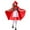 Red, variant on WOYY Girls Red Riding Hooded Dress and Cape Outfit for Performance