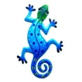 thumbnail image 3 of ZOELNIC Iron Art Gecko Ornaments Metal Lizard Art Sculpture for Patio Outdoor Wall Fence Hanging Decorations 1PCS, 3 of 11
