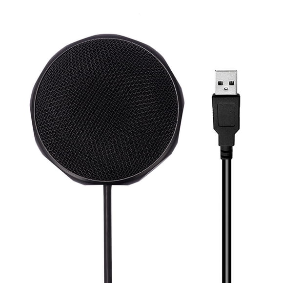 Amdohai Desktop USB Microphone Video Conference Omnidirectional Microphone Built-in Speaker Plug and Play Portable Mic for PC Laptop