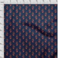 thumbnail image 3 of oneOone Viscose Jersey Fabric Leaves|Floral & Paisley Block Print Fabric BTY 60 Inch Wide, 3 of 5