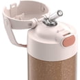 thumbnail image 3 of Thermos 12 oz. Kid's Glitter Funtainer Stainless Steel Water Bottle - Rose Gold, 3 of 4