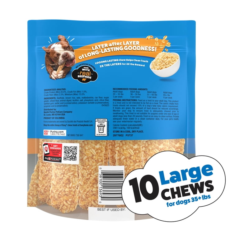 Triple-Layer Beefhide Chews for Large Dogs, 20 oz photo 7