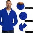 thumbnail image 6 of Men's Full-Zip Polar Fleece Jacket, Royal Blue 3XL, 1 Count, 1 Pack, 6 of 7