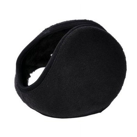 Viworld Ear Muffs Fleece Earwarmer Winter Ear warmers Mens Womens Behind (Black)