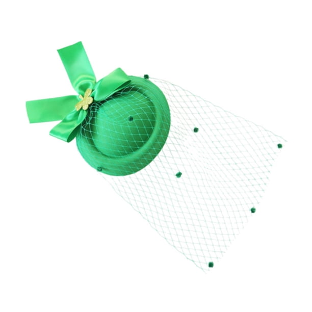 Mini tocado para festival irlandés, pinzas para el pelo, pasadores de fiesta, horquillas para el pelo Decoración De Arco