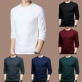thumbnail image 3 of Ana Mens Casual Long Sleeve T-shirt Undershirt Blouse Muscle Activewear Pullover Top, 3 of 8