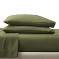 thumbnail image 3 of Better Homes & Gardens 3-Piece 400 Thread Count Dark Cilantro Performance Bed Sheet Set, Twin, 3 of 9