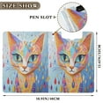 thumbnail image 4 of A4 Double Clip File Folder Binder Clipboards Waterproof Durable Foldable Folder Suitable for Office and Family Cool Cat Color, 4 of 9
