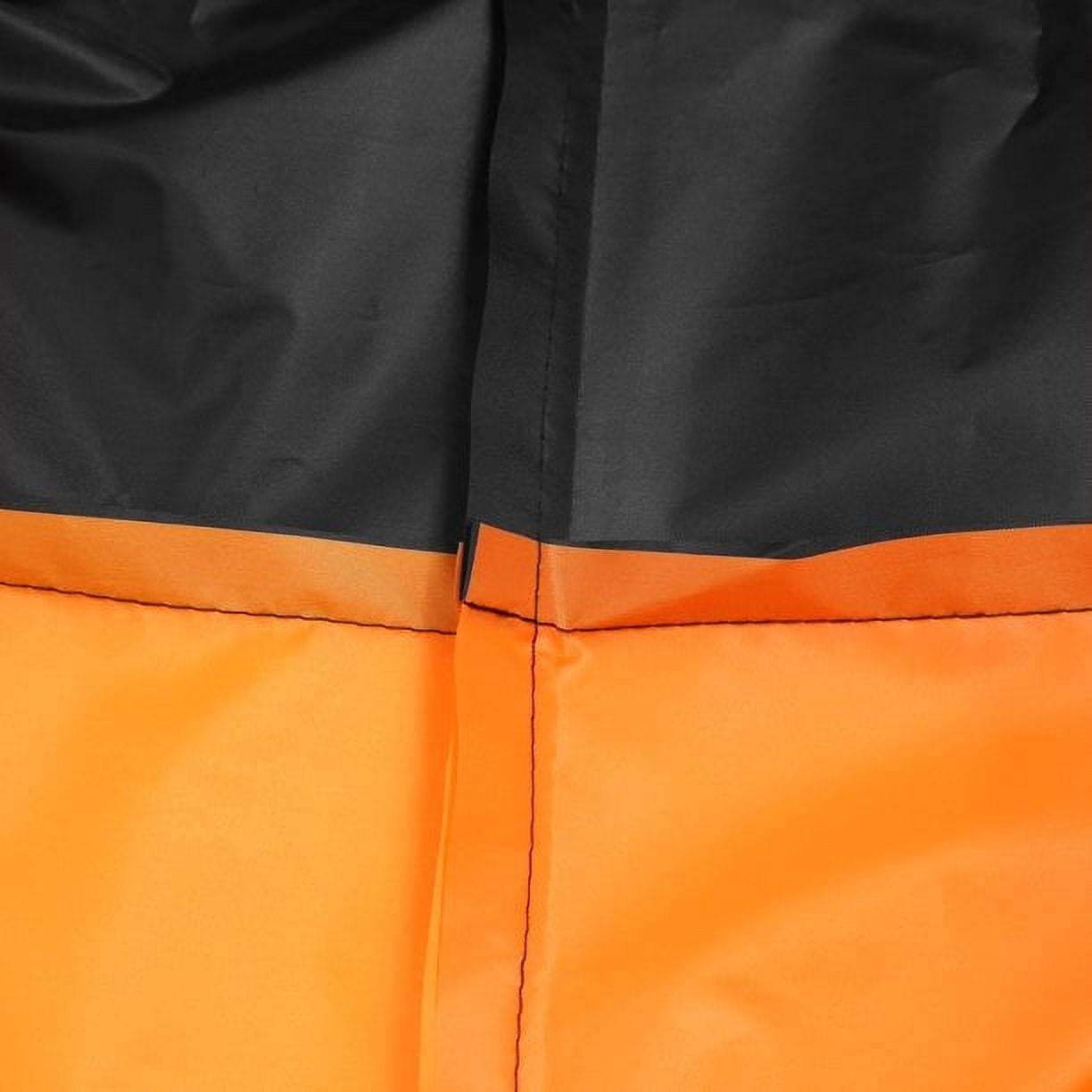 EIMELI Motorcycle Cover XXXL Black Orange Waterproof 116.1"x 43.3"x 55.1" for Harley Davidson Street Glide Touring