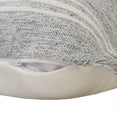 thumbnail image 4 of Ox Bay Babel 24" x 24" Gray Striped Indoor/Outdoor Adult Decorative Throw Pillow, 4 of 11