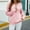 Pink, variant on Women'S Knit Sweater Long Sleeve Button V Neck Loose Casual Sweaters Fall Pink L