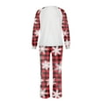thumbnail image 4 of Christmas Family Pajamas Matching Sets 3 Christmas Gnomes Matching Family Outfits, Family-oriented Christmas Pjs for Family for a Cohesive Family Look (Red), 4 of 4