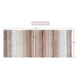 thumbnail image 3 of Home Weavers 100% Cotton Gradation Collection Bathroom Decore | Washable Rug | Bathroom Mat | Kitchen Carpet | Bathroom Rug Set | Bath Mat Set | Bath Floor Mat Non Slip, 21"x54", Beige, 3 of 6
