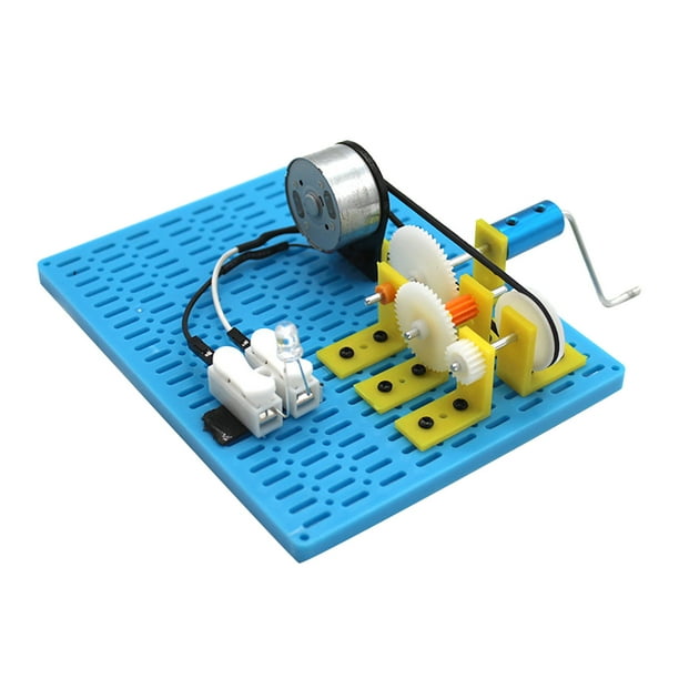 Heiheiup Kids Science Hand Education Model LED Toy Crank Experiment ...