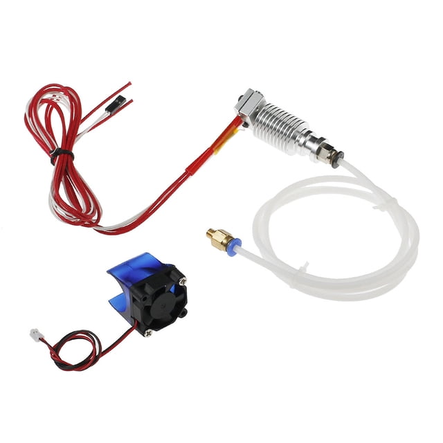 Riwesomey Kit de extrusora EZT3D, accesorios de cabeza J, Kit de extremo caliente Hotend, extrusión de impresora 3D, boquilla de filamento V6, ventilador Artesanía Riwesomey GJ4217-00B
