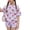 Purple, variant on CCRFTGI Summer Outfits for Kids Girls Size 7-8 Cute 2 Piece Outfits Activewear Athletic Cherry Print Short Sleeve T Shirt and Elastic Waist Shorts Clothing Sets White 3-4 Years