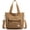 Khaki, variant on Women's Casual Hobo Shoulder Bag Large Capacity Nylon Daily Satchel Work Shopping Handbag Wallet