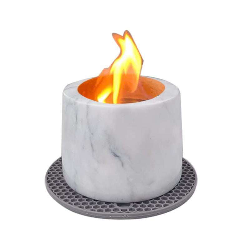 Details about   Terra Flame Gel Fuel Indoor Outdoor Tabletop Concrete Fire Bowl Choose Color 