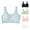 Black, variant on Girls First Bra Seamless Training Bras for Girls Sports Bras Stretchy Comfortable- No Pads, Chest Double Lined Green,M(10-12 Years)