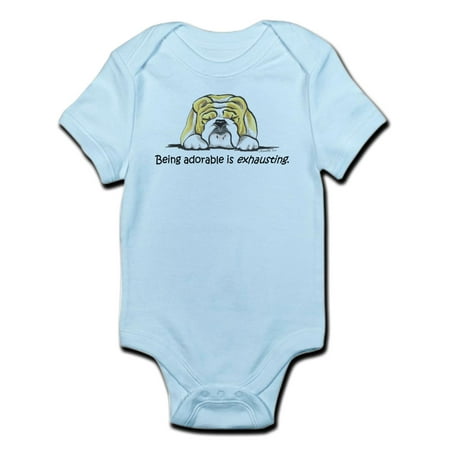 

CafePress - Adorable Bulldog Infant Bodysuit - Baby Light Bodysuit