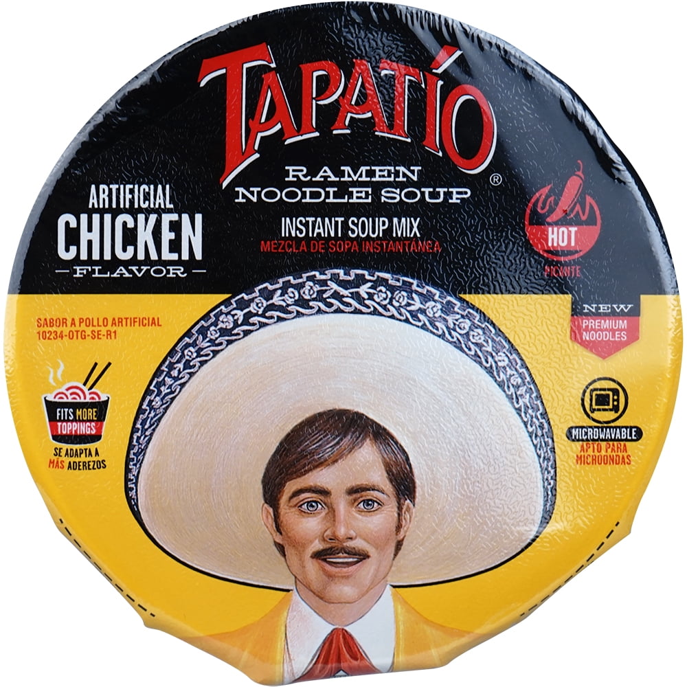 (6 pack) Tapatio Spicy Chicken Flavor Ramen Bowl, 3.8 oz