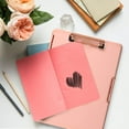 thumbnail image 5 of Dexas Slimcase 2 Plastic Clipboard with Storage and Side Opening, Blush Pink with Rose Gold Clip, 5 of 10