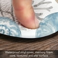 thumbnail image 5 of CounterArt "Blue Shells" Decorative Artistic 30” x 20” Vinyl Comfort Floor Mat, 5 of 6
