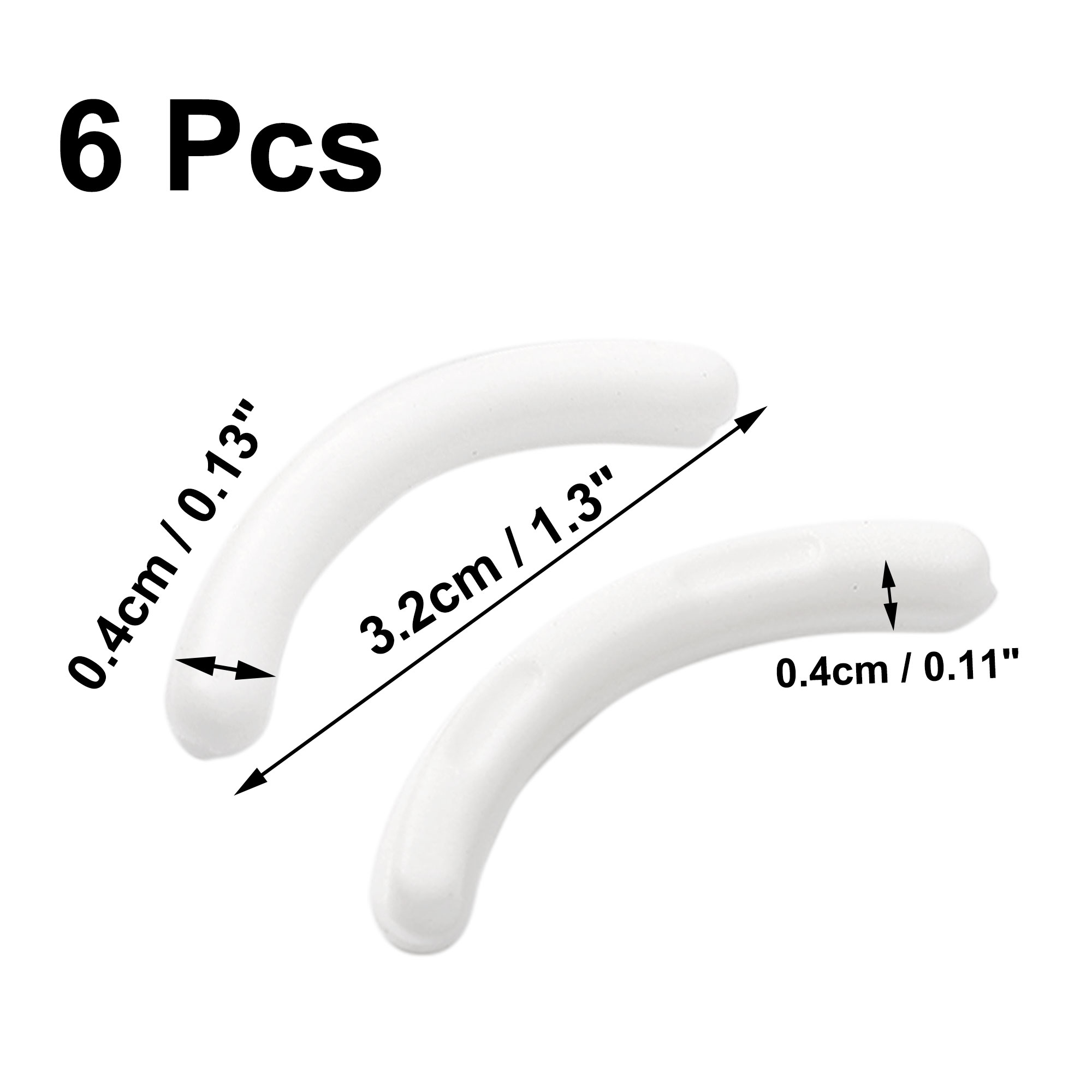 Unique Bargains Eyelash Curlers Refill Pads Flexible Eye Lash Replacement Curler